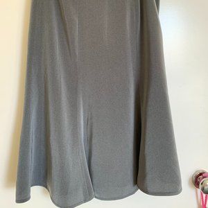 Dark Gray Flared Skirt
